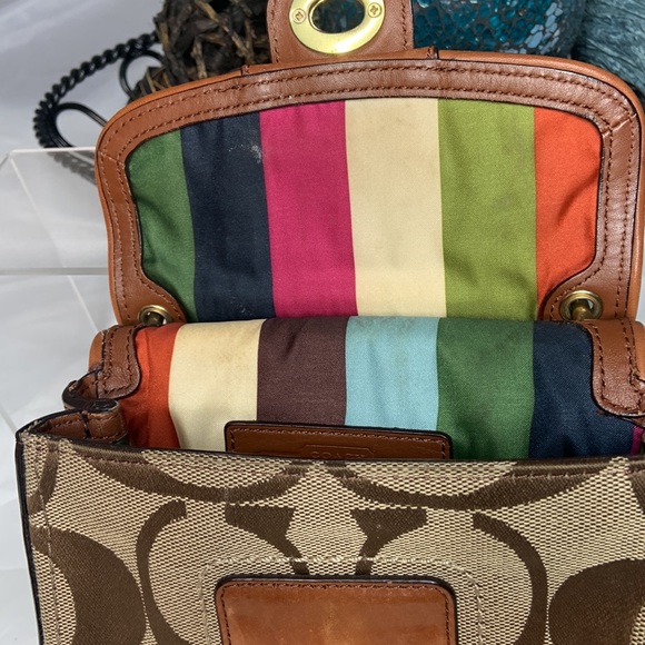 Coach Vintage Authentic Leather and Canvas Bag - Picture 10 of 10